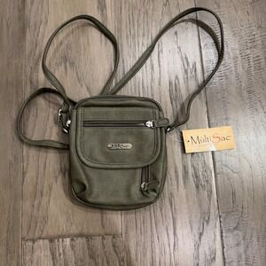 MultiSac‎ Handbags Everest Mini Crossbody Bag Olive Green Small Travel Purse NWT